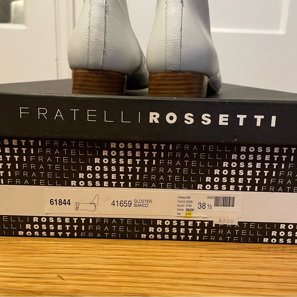 HP Fratelli Rossetti White Boots, Size 8, EU 38.5 - Picture 8 of 11